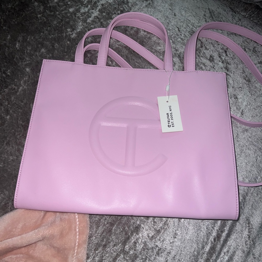 Medium Bubblegum Pink Telfar Bag